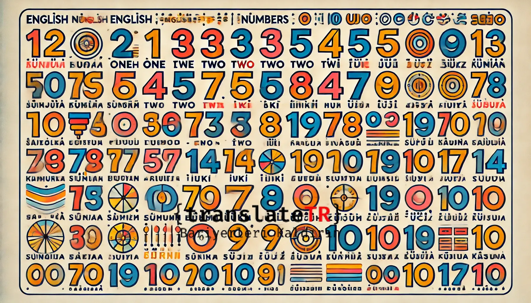 Arapça sayılar 1 100 okunuşu