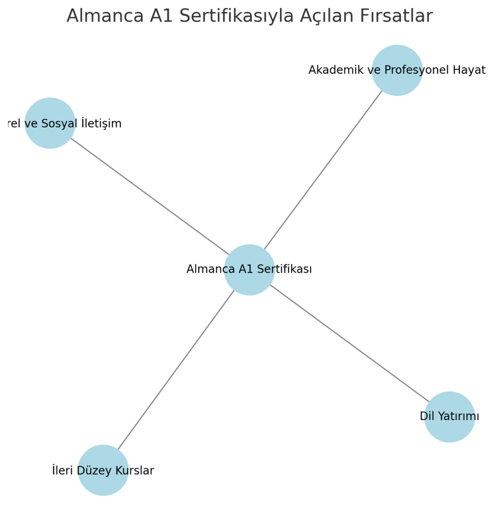 Almanca A1 Sertifikasıyla Açılan Fırsatlar