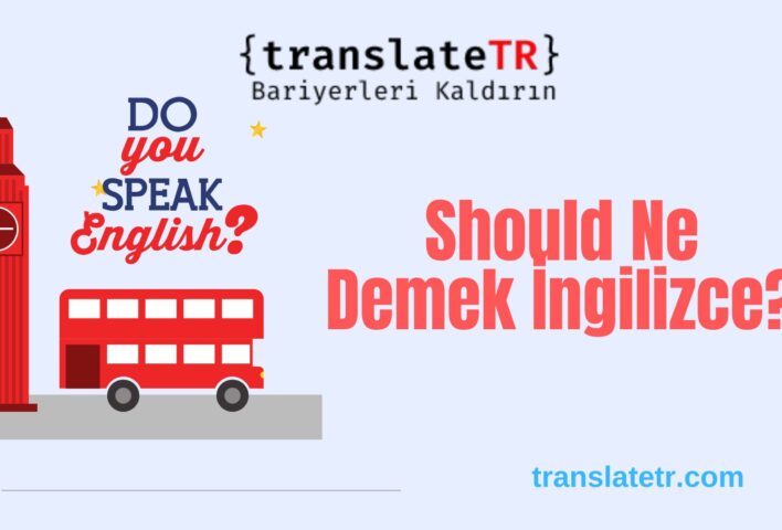 Should Ne Demek İngilizce?