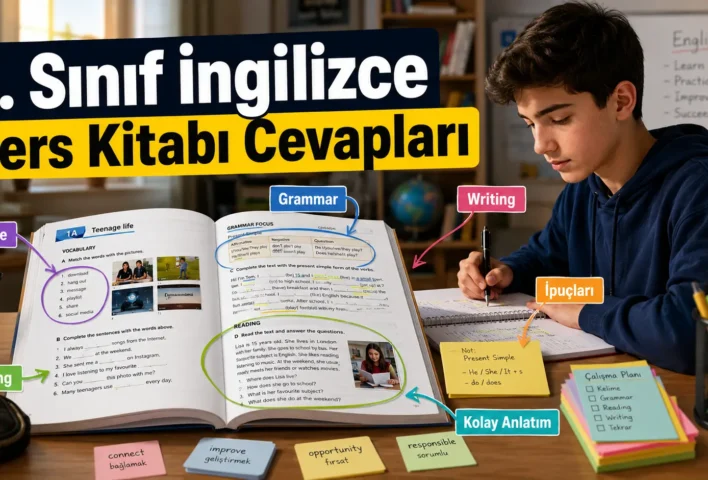 9. Sınıf İngilizce Ders Kitabı Cevapları