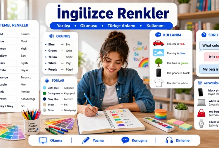 İngilizce Renkler